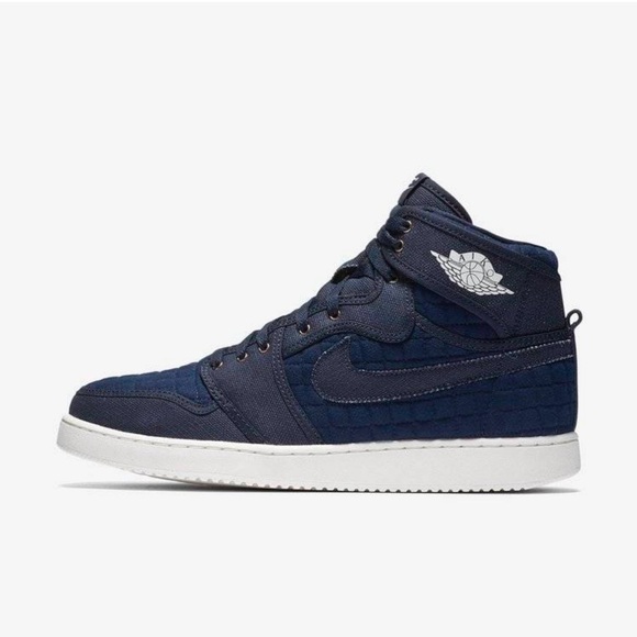 AJKO High OG Canvas ‘Obsidian’ size 10.5M. Air Jordan 1 KO (1985). - Picture 12 of 13
